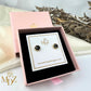 Minimalist Black Stud Earrings