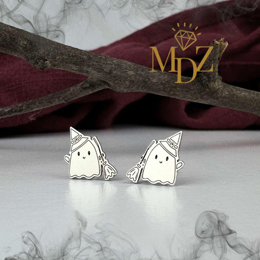 Cute Ghost Halloween Stud Earrings