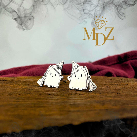 Cute Ghost Halloween Stud Earrings