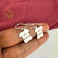 Sterling Silver Baby Outfit Earrings: “It’s A Girl” or “It’s A Boy”