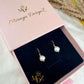 Freshwater Pearl Drops Earring : Simple Work Jewelry, June Birthstone
