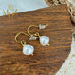 Freshwater Pearl Drops Earring : Simple Work Jewelry, June Birthstone
