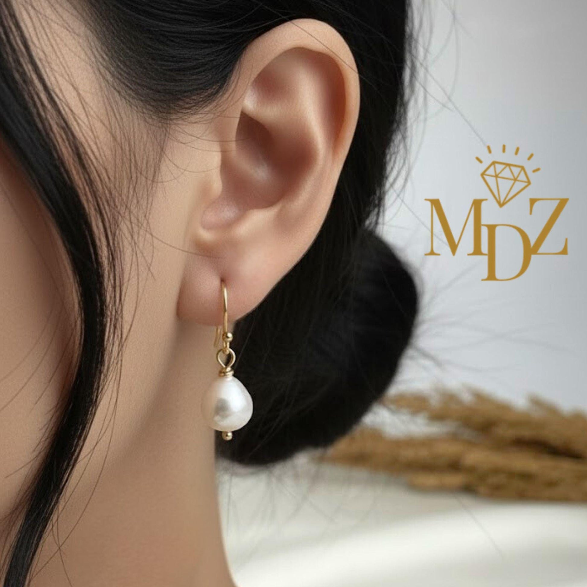 Freshwater Pearl Drops • Simple Work Jewelry • Quiet Luxury Gold • Capsule Wardrobe • June Birthstone