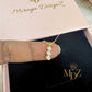Tiny Gold Plated Three Stone Necklace : Dainty CZ Layering Bezel Necklace