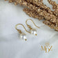 Freshwater Pearl Drops Earring : Simple Work Jewelry, June Birthstone