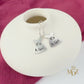 Sterling Silver Baby Outfit Earrings: “It’s A Girl” or “It’s A Boy”