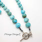 Turquoise Howlite Necklace