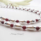 Double Strand Silver Necklace