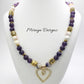Amethyst and Opal Necklace