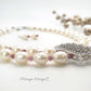 Double Strand Pearl Choker Necklace