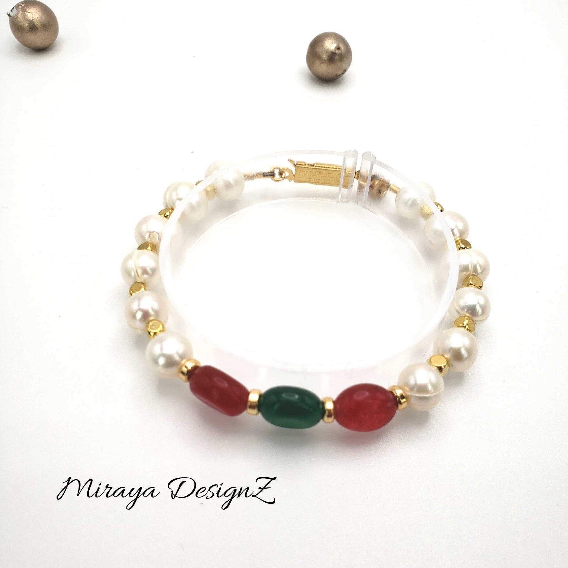Emerald and Ruby Bracelet