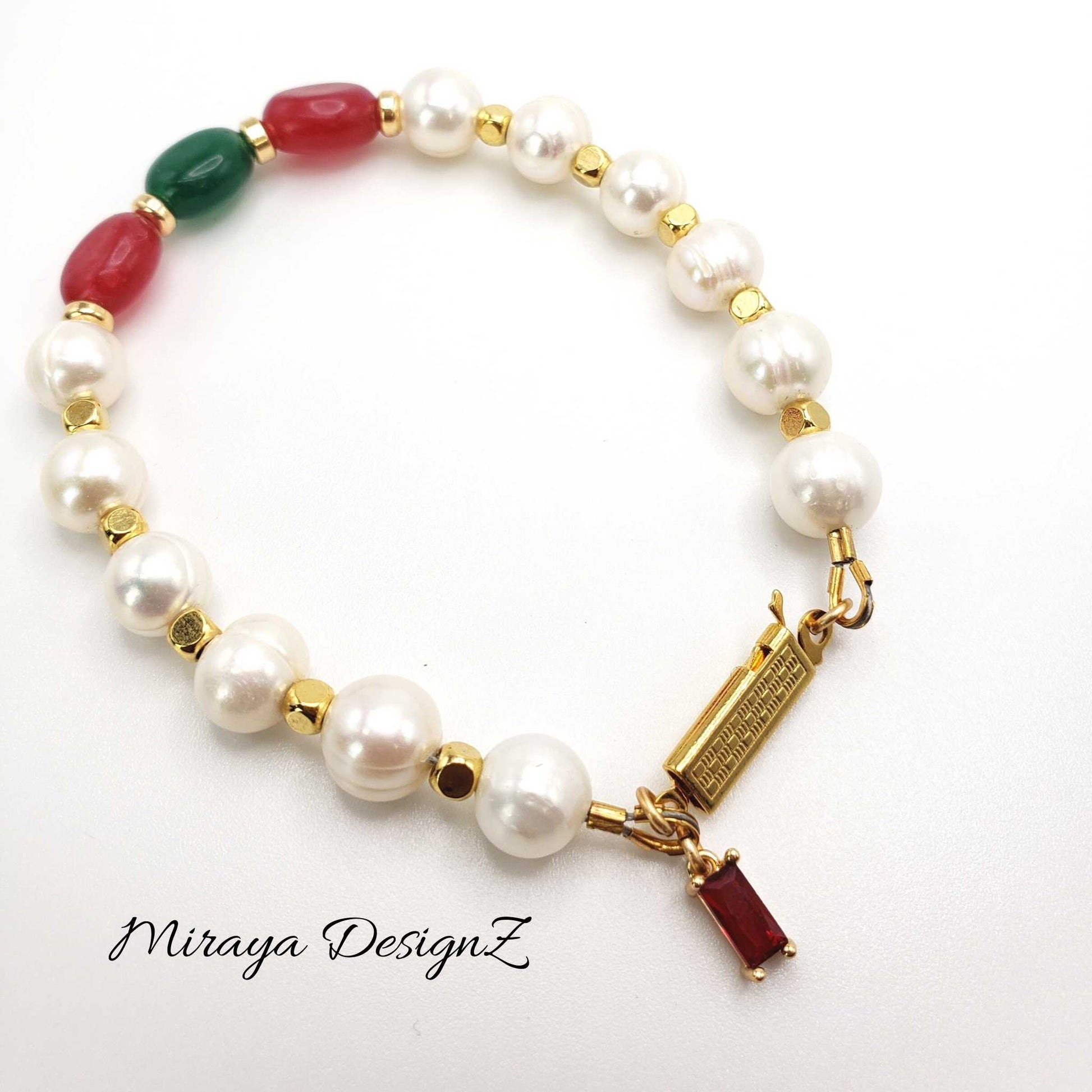 Emerald and Ruby Bracelet