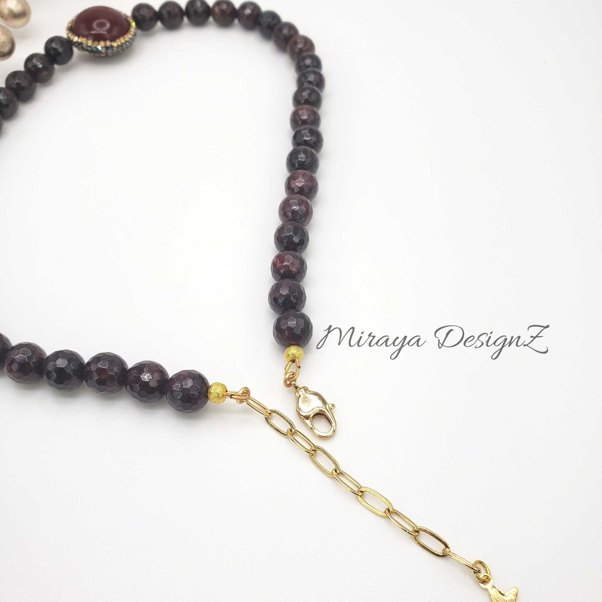 Garnet Choker Necklace