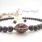 Garnet Choker Necklace