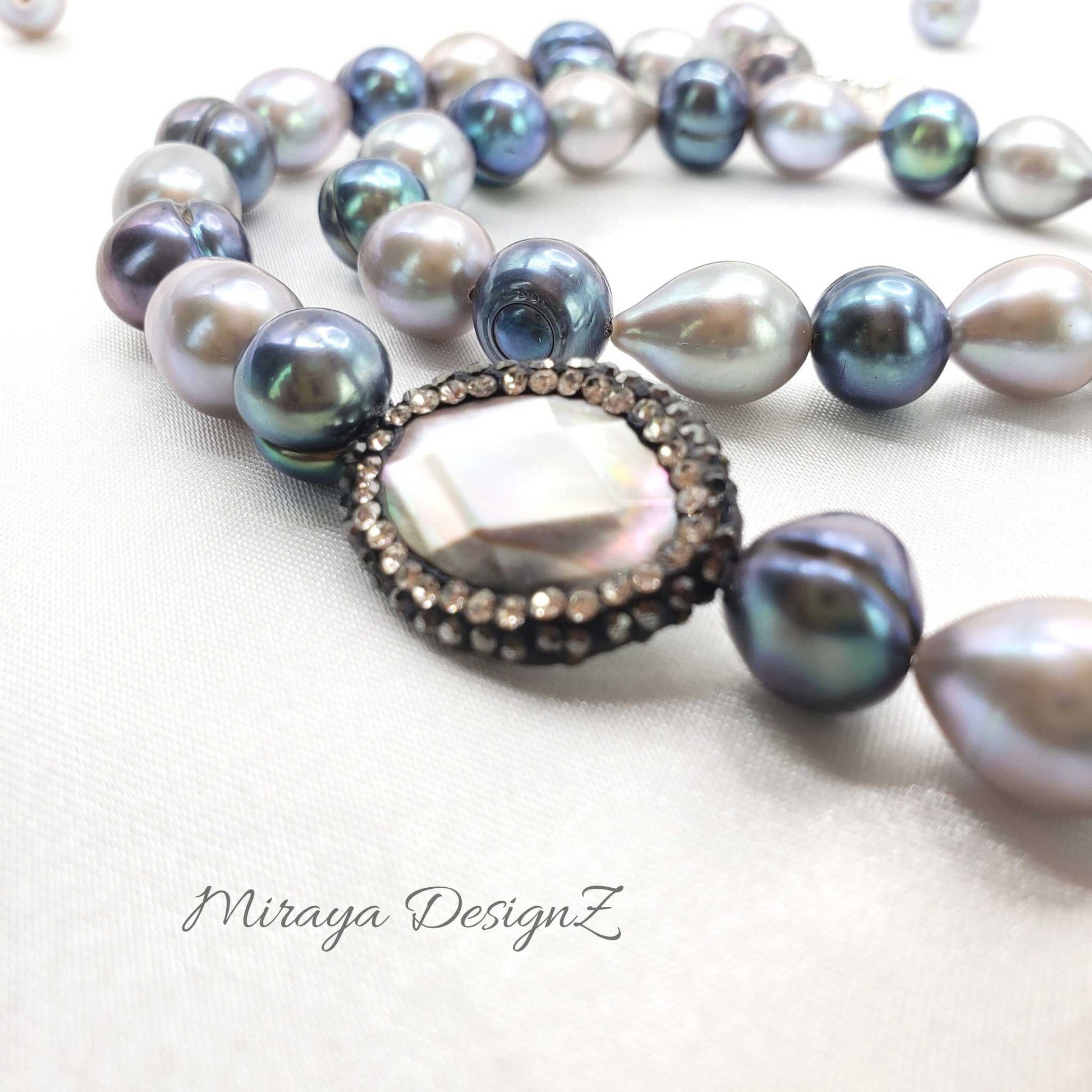 Gray Freshwater Pearl Necklace