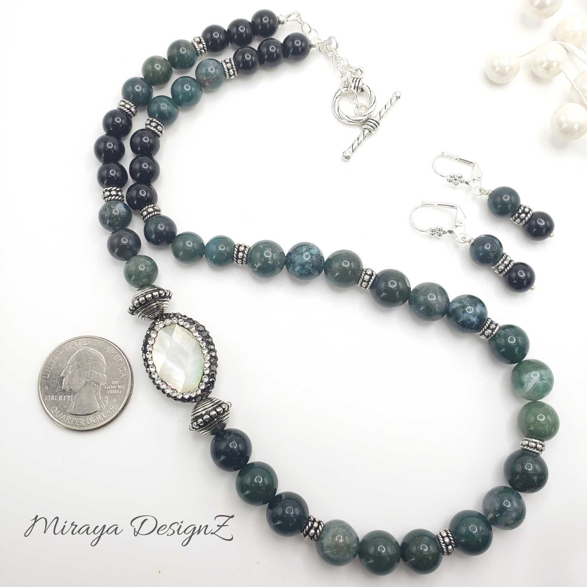 Moss Agate Necklace