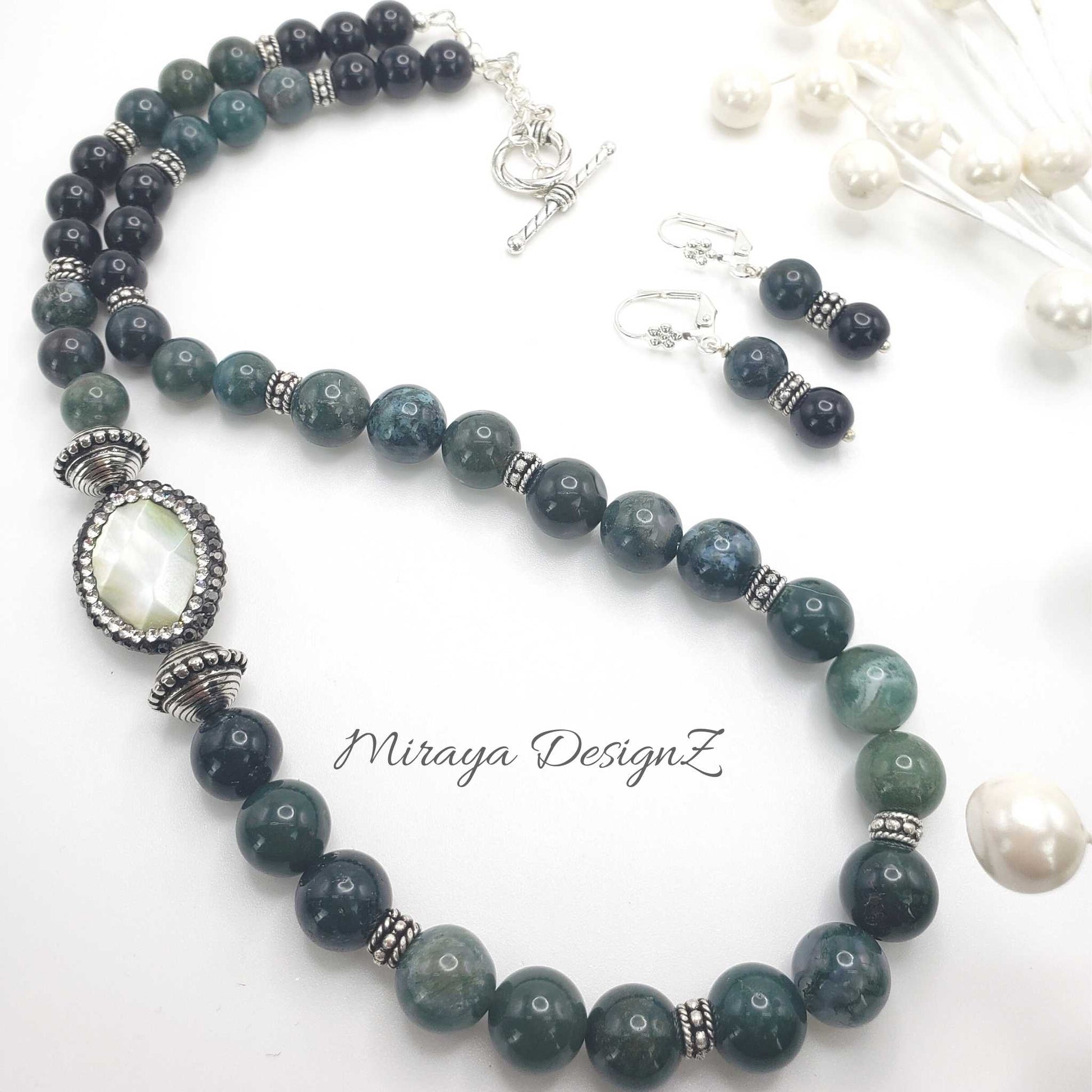 Moss Agate Necklace