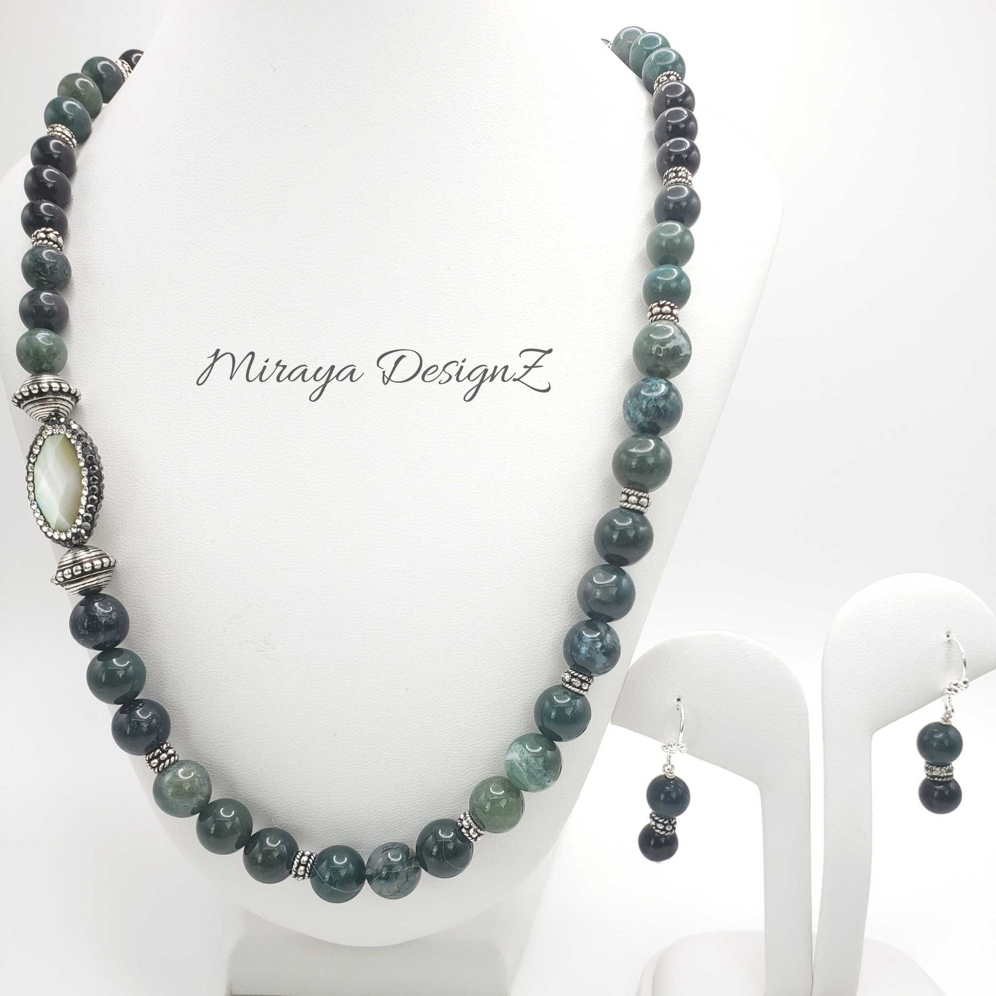 Moss Agate Necklace