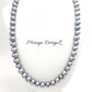 Silver Gray Pearl Necklace