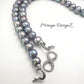Silver Gray Pearl Necklace