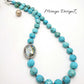 Turquoise Howlite Necklace