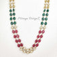 Two Strand Ruby and Emerald 