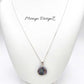 Deep Blue Keshi Pearl Necklace