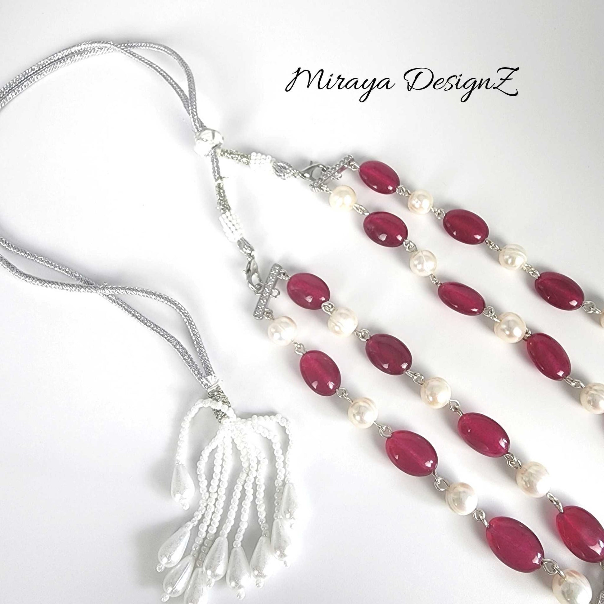 double-strand-red-jade-necklace