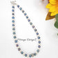 White & Peacock Pearl Necklace